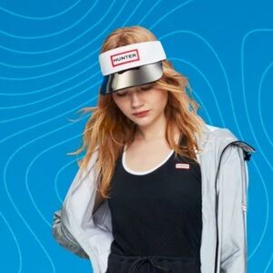Hunter X Target white visor